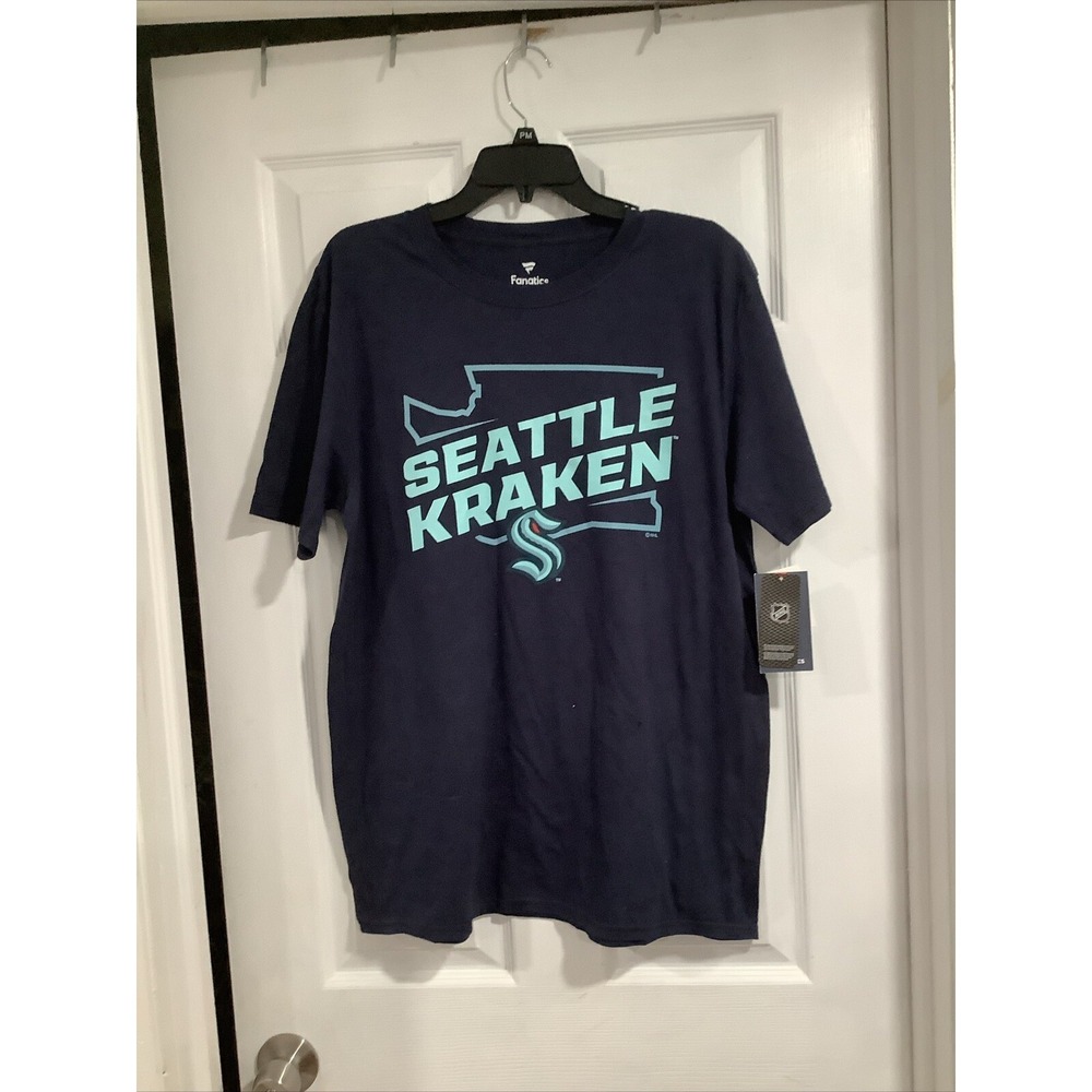 Seattle‎ Kraken NHL T-Shirt (Size L) Men's Hometown Graphic Top - New